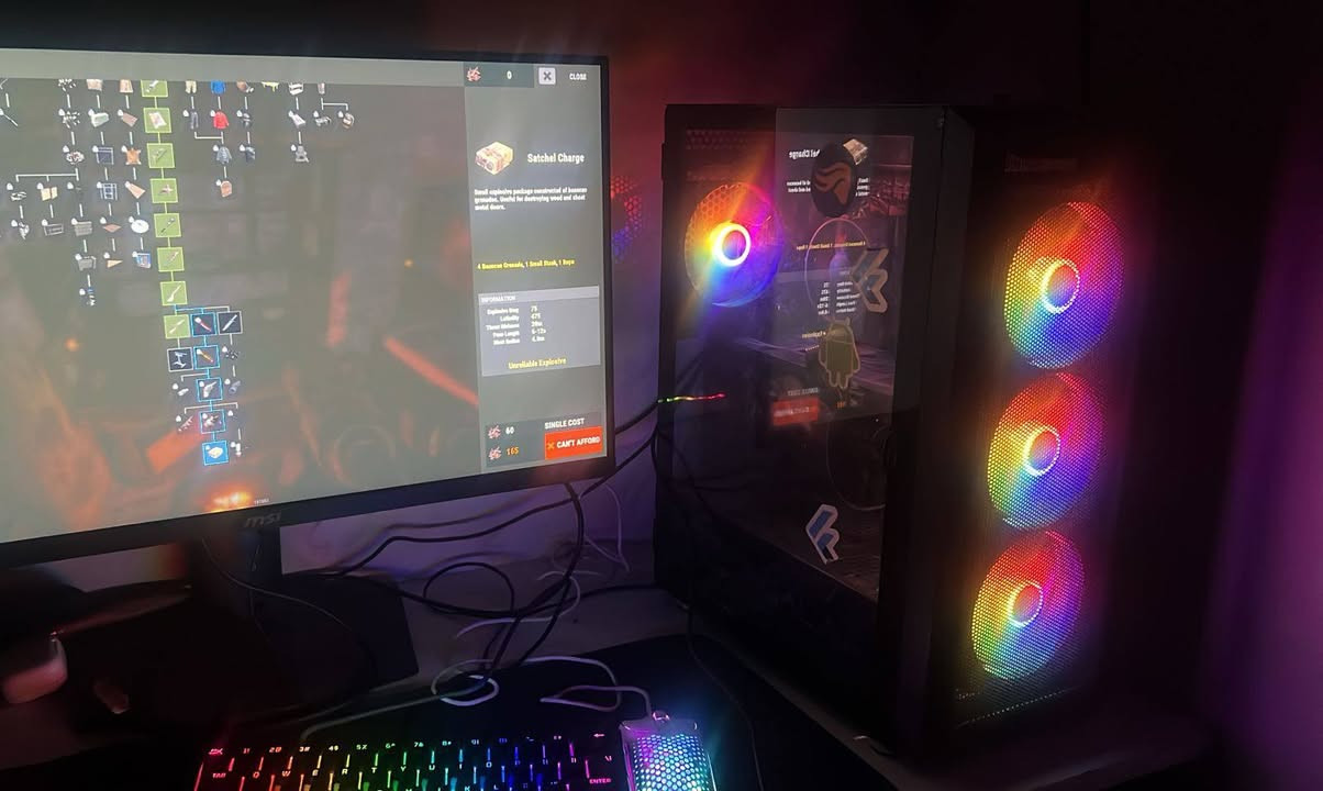 السلام عليكم ورحمة الله وبركاته
تجميعه للبيع بيه مجال بسيط

i5 12400f
------------------------------------------------------------------------
B760 dsh3 ddr4 x4 slot
------------------------------------------------------------------------
Rx 6800 16GB Biostar
------------------------------------------------------------------------
2×8 3200mhz Ram lexer 
------------------------------------------------------------------------
SSD m.2 lexer 512
------------------------------------------------------------------------
Powersuply 700 80+bronze FSP
------------------------------------------------------------------------
Case GALAX 3in 1out 
------------------------------------------------------------------------
CPU COLER STOCK
------------------------------------------------------------------------
ملاحظه جميع كراتين القطع موجوده والكرت مفتوح لغرض تبديل المعجون والتجميعه بيه مجال  للشراي 

1300


**إذا كنت صاحب هذا الإعلان وتريد حذفه لأي سبب، رجاءا أرسل رسالة إلى الدعم الفني**