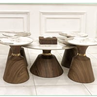 سيت طبلة 4+1 • معدن وبورسلين • توصيل بغداد