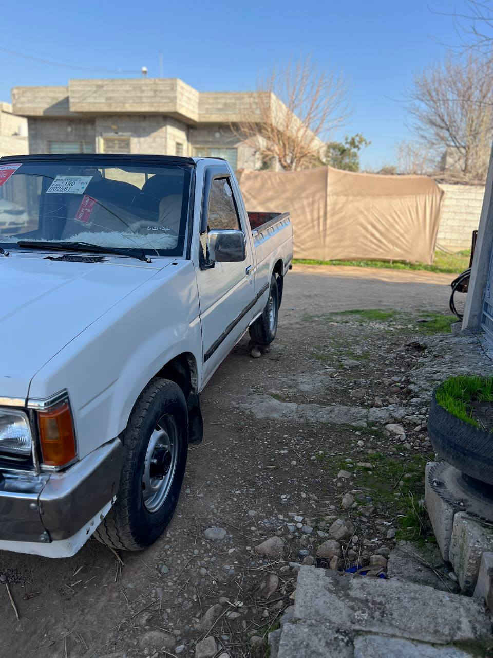 نیسان پیکان 1989
ئارمی پلاستیکی سلیمانی 
تەپریتو گەرمی ئیشەکات بەس پاوەر نیە
گیرو مەکینەو ئەکسلی 2002 
ماشەاللە لیبیت جوان ماوەتەوە هەیکەلی 
کامل مەسرو کراوە پیش تازە داگیراوە 
کامل بۆیاخە لەسەر کالبونەوە سەقفی نەبیت
پاتری تازەی لەسەر 
هەیکەلی جوان ماوەتەوە
ناونیشان:سەیدسادق
ڕەقەم تەلەفون ***********
فایبەر وەستاپ لەسەر
نرخ 32گەلاو مامعەلە
