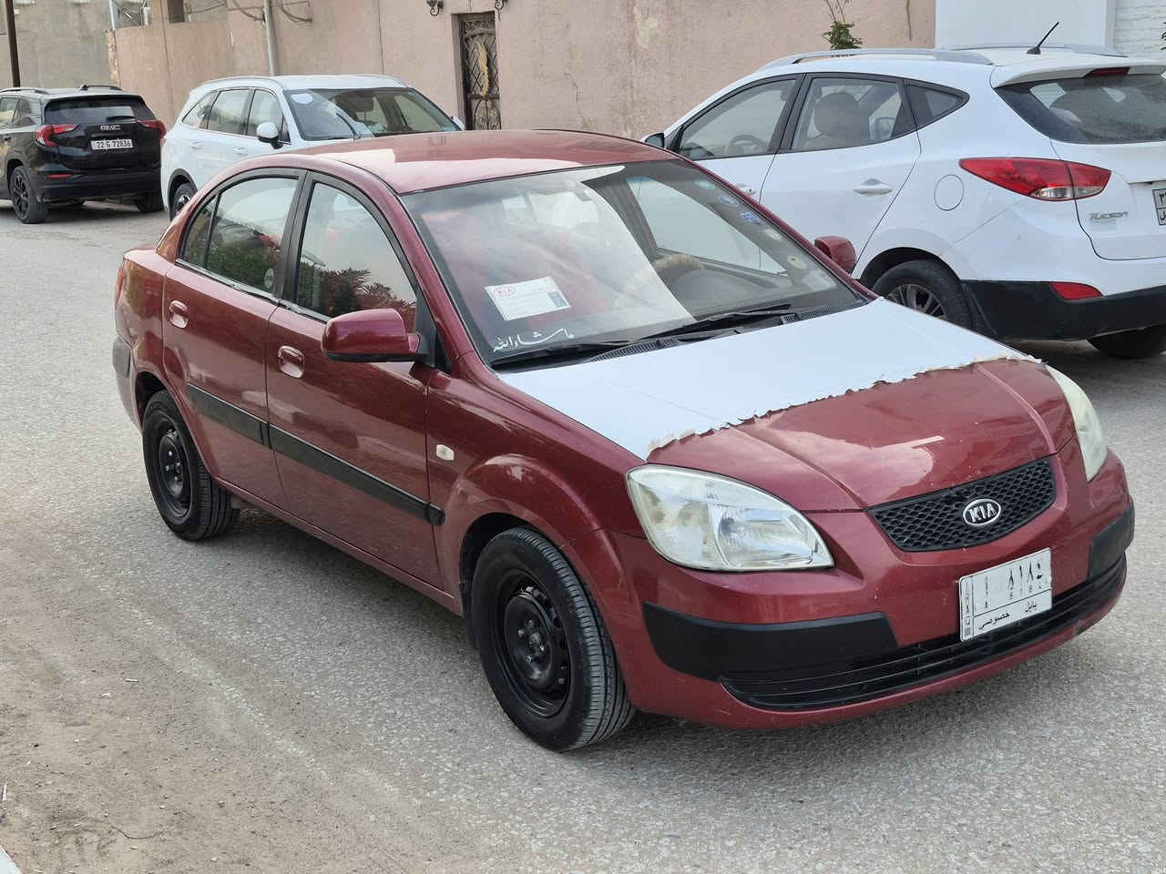 السلام عليكم سيارة 🚗 كيا ريو موديل2006 لون احمر ماروني السيارة مصبوغ حزام بدون ضربة قوية رقم بابل السيارة محركهة1600 ... محرك وكير مكفولات حدادية فول السيارة ماعايزة كلشي للبيع السعر65 وبيها مجال قليل للشراي للاستفسار ***********
