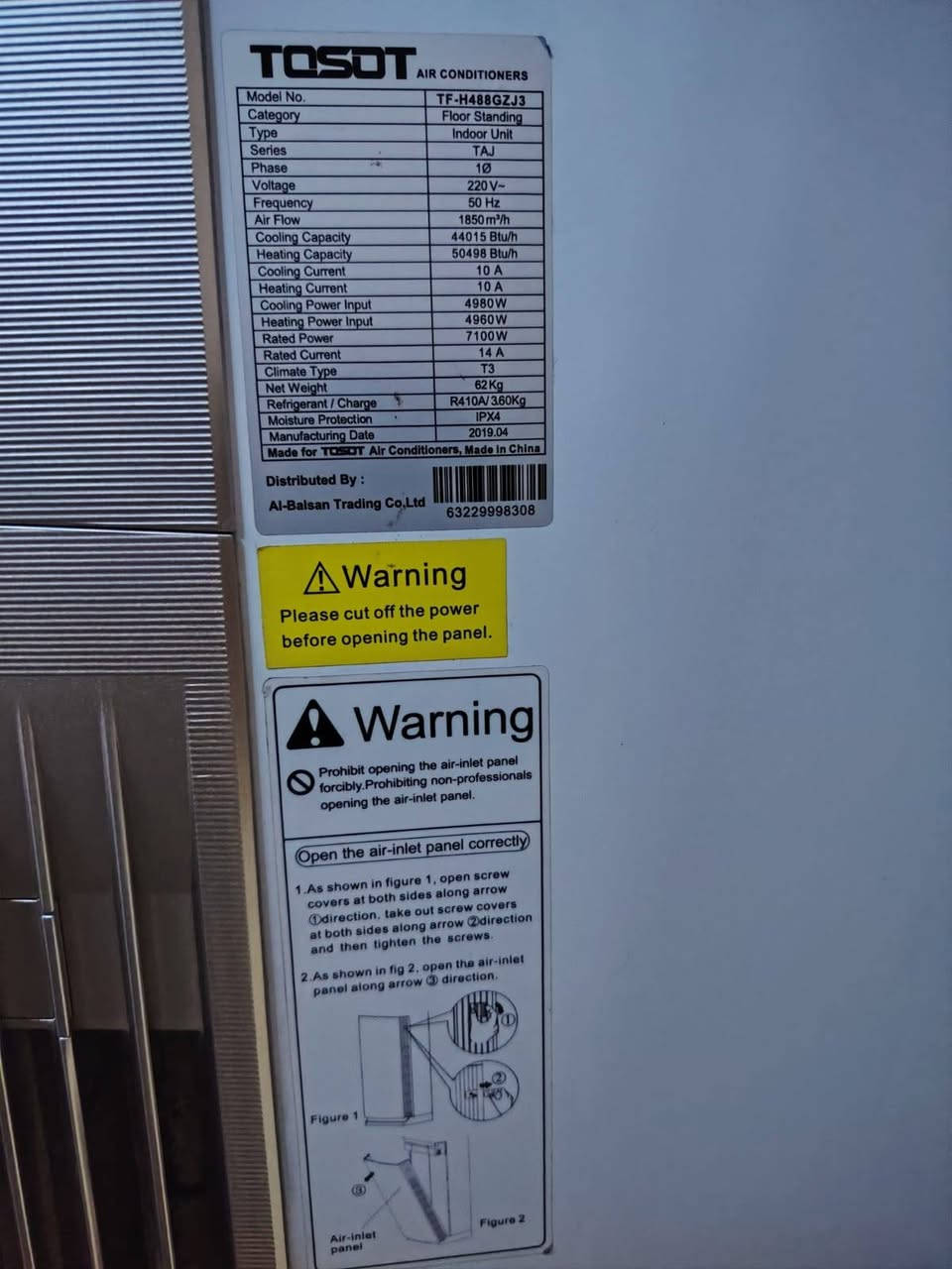 سبلت توسوت 4 طن 3 فيز جديد كدامك شوف  الداخل مالته غاز 410 ما مفتوح الاصلي مالته وسبلت مال بيت ما داخل تصليح ولا مفتوح بي برغي واستعمال قليل امانه الله لان بارد كلش وما نشغله
السعر 950 الف وبي مجال قليل 
***********واتساب
السبلت 3 فيز ⭕⭕⭕⭕
