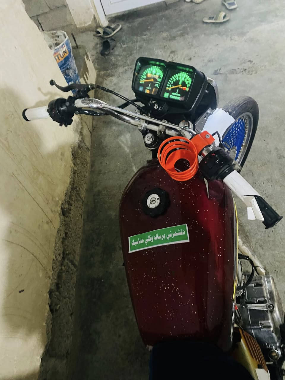 السلام عليكم دراجه تايكر محرك قطاس 5 كير موديل 2020  المراوس ماكس سيفان شعندك راسني واتساب ***********
