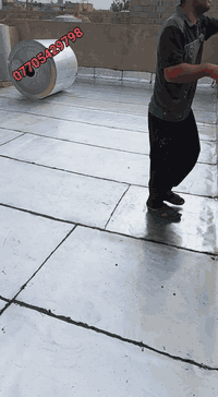 اعمالنا اليوم تغليف سطح في منطقة شورجة ايزوگام مانع رطوبة وعازل حرارة ...