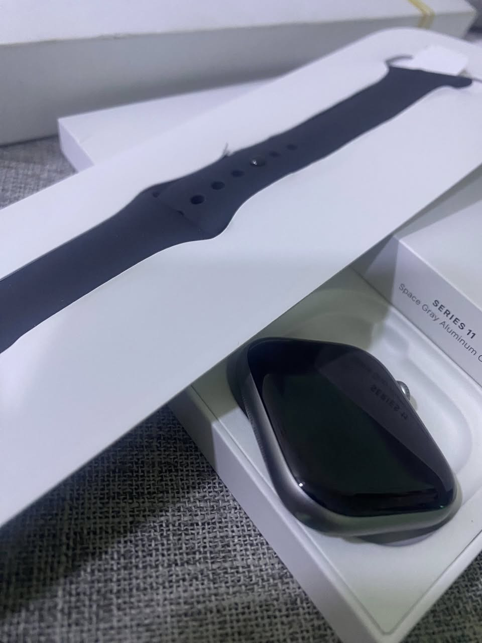 ساعه أبل ⌚️اللون الجديد سبيس گري
جيل  11🔥🔥
حجم 4️⃣6️⃣👉👉👉👉
               بطاريه  1️⃣0️⃣0️⃣🔋
نظافه  1️⃣0️⃣0️⃣💯💯
                 ذاكرة  6️⃣4️⃣  💾
مستخدم اسبوع👍👍👍
 مركز سيمو المايسترو دوره شارع الصحه
***********
اتصال/ واتس اب للحجز
توصيل لكافه محافظات العراق
تابعني حسابي القديم طار
