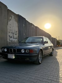 بي ام دبليو موديل 1992/حجم 730i وعليه محرك مال 735 حجم المحرك 3.5 سيار...