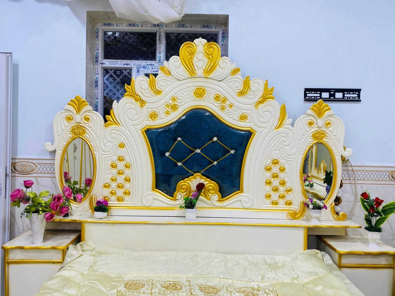غرفه نوم عراقيه تصميم تركي صبغ حراري السعر 850بي مجال العنوان الرمانه البعبيد الاتصال ***********
