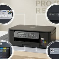 طابعة برذر Brother T530DW ملونة هيد نظيف وطباعة ممتازة. الخزانات مليان...
