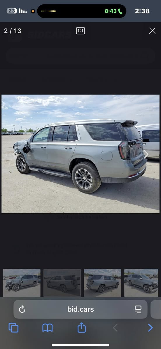 سلام عليكم ارخص تاهو 2026
ماشية 6000 ميل اخت زيرو 

واصل عمان بعد 60 يوم سعر 35500$ 

واصل بغداد معى كتاب شهداء مرقمة وكاملة بدون تصليح 40000$ 

للاستفسار ***********

مكاني بغداد
