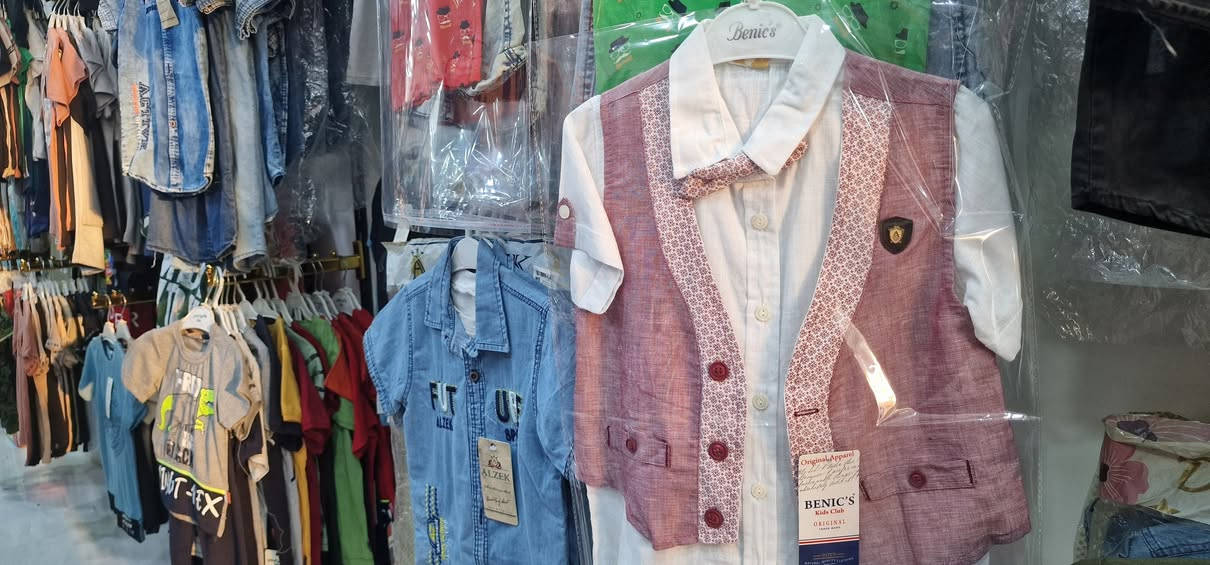 اللهم صل على محمد وآل محمد 
مجمع ميار للاالبسه جمله ومفرد في شارع السوداني 
عرض 15/ بالميه 
لمدة يومين فقط على كل الالبسه
قاط تراك بدله تشيرت
 ولادي وبناتي رجالي ونسائي


**إذا كنت صاحب هذا الإعلان وتريد حذفه لأي سبب، رجاءا أرسل رسالة إلى الدعم الفني**