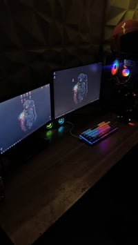 سيت أب ألعاب • شاشتين • RX 580