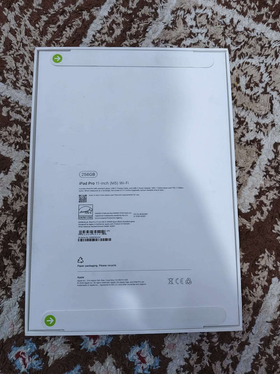 السلام عليكم ايباد للبيع ابر
11inch ذاكره 256 )(***********)
