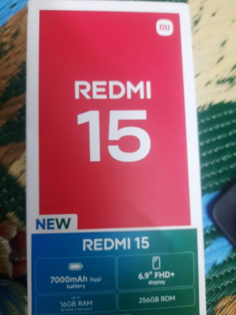 REDMI 15
ذاكره 256
رام 8+8
شبه جديد استعمال شهر 
سعر 210 وبيه مجال


**إذا كنت صاحب هذا الإعلان وتريد حذفه لأي سبب، رجاءا أرسل رسالة إلى الدعم الفني**