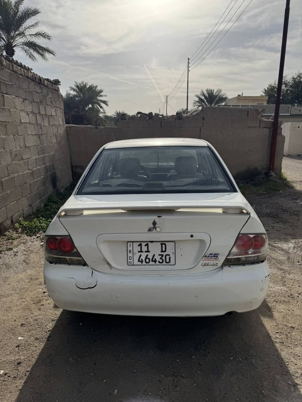 السلام عليكم
لانسر بغداد رقم إنكليزي بسمي 2006سياره بيهه نواقص بسيطه بلاديه بيهه قطعه صبغ وطخه مصلحه بارد مكاني بغداد جسر ديالى 
للاستفسار اكثر اتصل ***********
