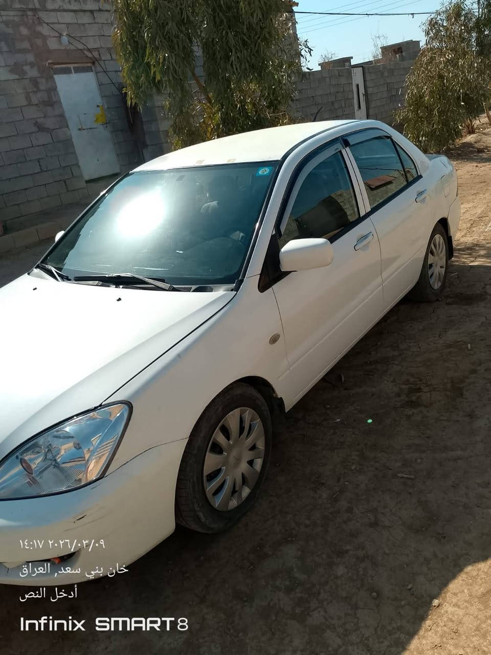 السلام عليكم لانسر للبيع موديل 2011  سياره بيه خيط بخار المكان بغداد الزعفرانيه السعر 80 اوبيه مجال الرقم ***********
