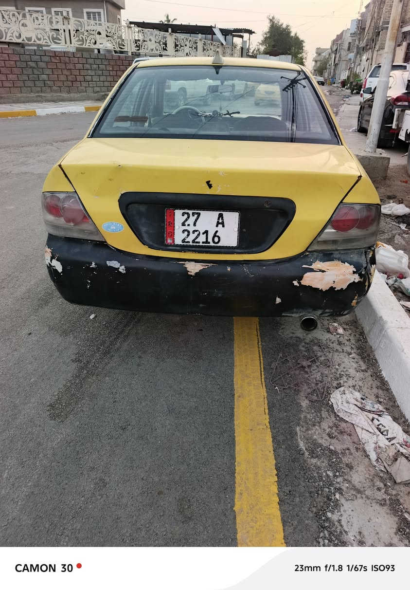 سلام عليكم ميستبوشي لانسر 2007 مصفره هيئه وغرامة بيه ضربة بل صندوك بس ما وصل للحوض كير محرك١٦٠٠ تبريد خير من الله مكاني بغداد سعر 57 وبيها مجال الاتصال***********
