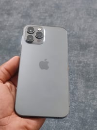 ‏iPhone للبيع 12برو ماكس  ذاكرة 128 الجهاز كفالة عامة ‏بطارية 80 السعر...