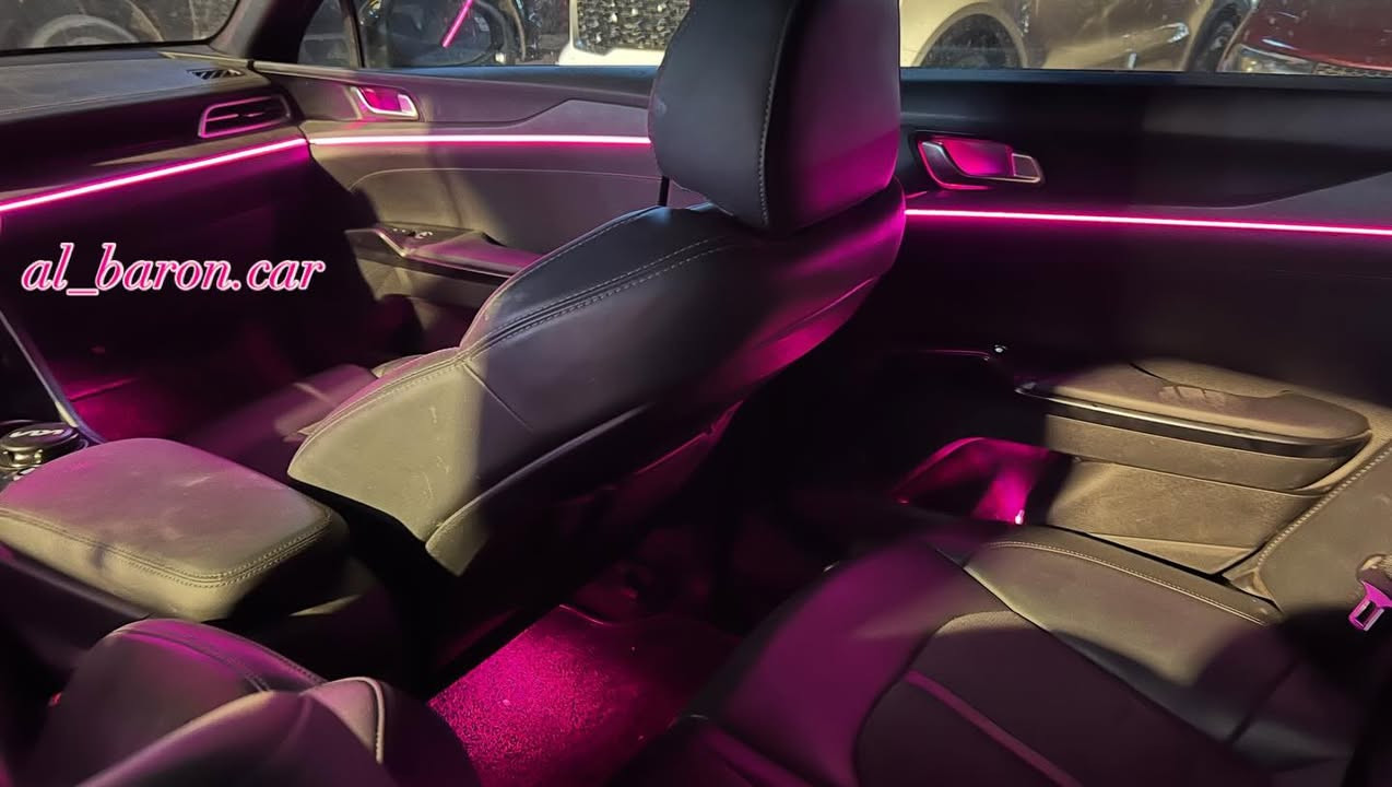 بفضل الله ونعمتة 
تم انجاز K5 2022 GTline عمل موقعي خدمتاً للزبون
مع ضمان على السستم لمدة 6 اشهر 
تم الانجاز بعمل دقيق جداً و بدون خدش دشبول او بطانة الباب كذلك بدون جطل او زلغ واير (فيشة على فيشه) 
يعني اطمن سيارتك بأيد امينة وشغل درجى اولى 
—مواصفات السستم 
-متغير الالوان 
-تفاعلي مع الصوت والاغاني والتصفيق
-فول تحكمات من خلال التطبيق 
•يعني تنصي الاناره
•يعني تعليها
•اطفي جزء معين دون الاخر 
-زراعة زر(دكمه) صغيرة جداً اسفل المقرد (الستيرن)
للتغيير السريع في الالوان والمودات والاطفاء والتشغيل
في حال كنت لاترغب بالتحكم من خلال التطبيق 

للتواصل 

***********
***********
