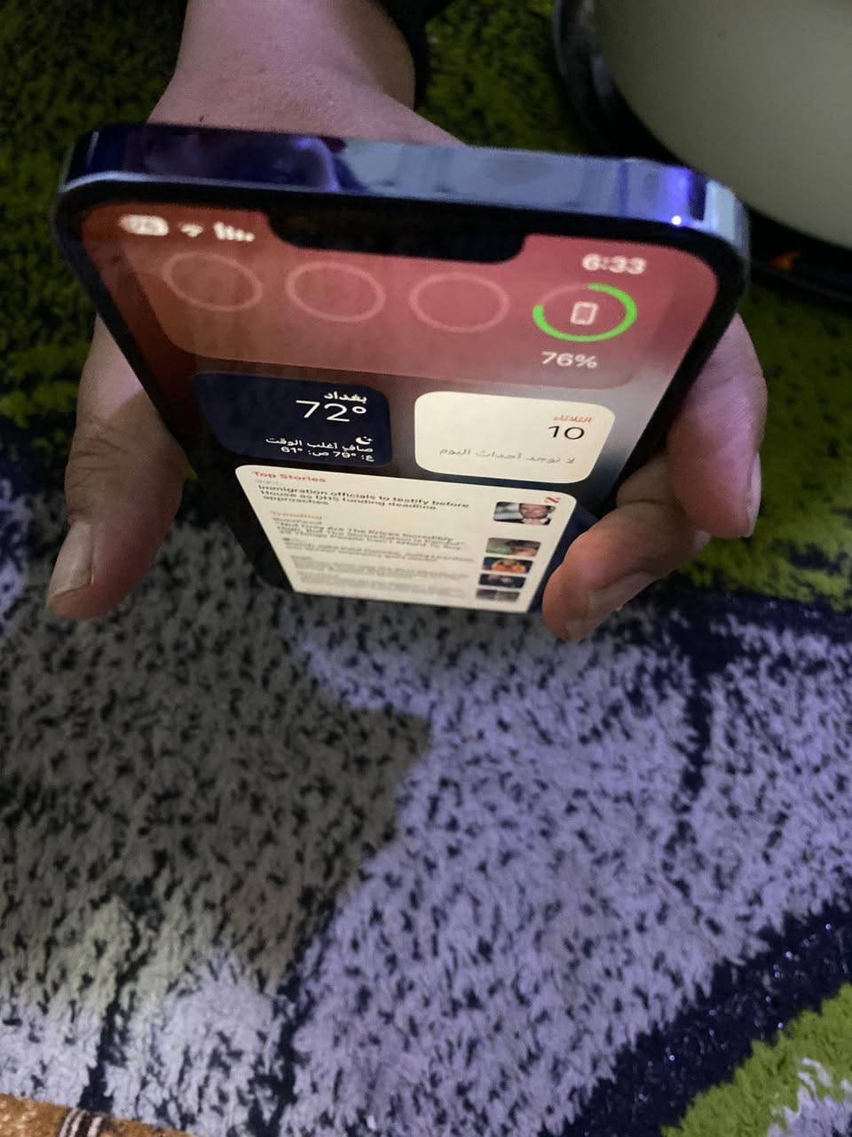 السلام عليكم 
للبيع

مبايل آيفون 13برو ماكس 

جهاز حيل نضيف ما مفتوح

بطاريه 92

ذاكره 512

السعر 750ابي مجال *********** /***********
العنوان ناحيه الزويه
