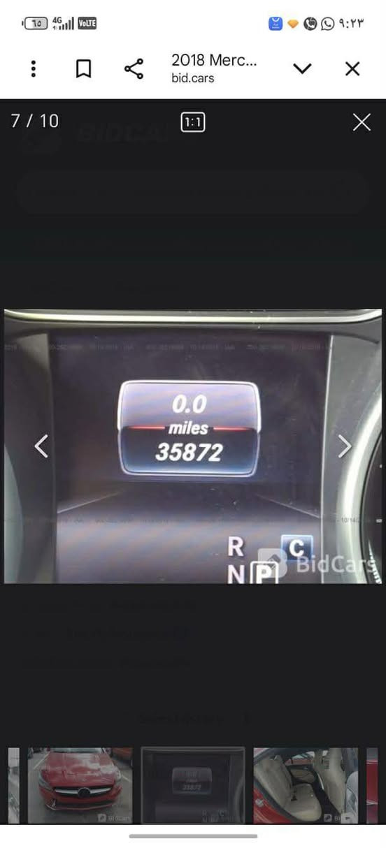 السلام عليكم 🇩🇪🇩🇪🇩🇪
mercedes _ benz 
‏Cla 250  
ارغب حجم بهذا النوع 
موديل 2018 كت AMG 
حجم المحرك ٢٠٠٠ 
يعني ٤ سلندر بانزين توربو 🚀🚀🚀🚀
صور حادث بالمنشور 
 فقط بدون اي ايرباك 
كفاله محرك كير صدر صبغ 
🛑 كتات amg 
🛑 داخل  بيجي مميز رياضي
🛑 وياله amg 
🛑شاشه كبيره 
🛑 اناره داخليه متعدده 
🛑 رادار امامي وجانبي 
🛑 مثبت سرعة cruise
🛑 بصمه 
🛑 اوتو ستوب اوتو هولد
🛑 شفتات سترين  
🛑 اناره داخليه ١٣ لون 
🛑 سستم صوت مميز  harman
🛑 حساسات 
🛑 كشنات هيتر 
🛑 كشنات خزن ميموري 
عداد المسافات  63 الف ميل
سياره بدون اي نقص  صفر عطل يعني ماتحتاج اي مصرف
مكانها  (( بغداد بسمايه )) 
مكينه و كير كله بدون اي عيب سيرفس كامل
و بالعافية على اللي ياخذهه 🙏
السعر ( 180 ورقه ) 
اتصال 
***********
