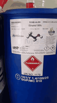 متوفر لدى شركة ويل تريت  إيثانول 99% (الكحول الإيثيلي) وهو سائل متطاير...