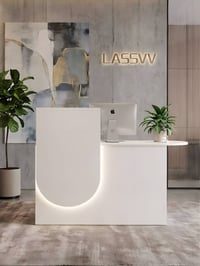 ميز استعلامات • خشب MDF ١٣ ملم • ٤٥×١٠٠×١٠٠ سم