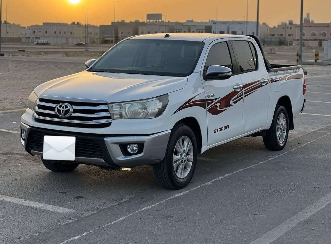 السلام عليكم 🎀🎀
ادوات كلك بدون تحويل 
تويوتا هايلوكس
موديل /2016
ماشية /155
مكينة / 4 سلندر
مكينة وكير كفالة
ادوات كلك بدون تحويل
مكفولة/ صبغ كص عشائر انتربول
يوجد / توصيل كافة المحافظات 
السعر 85 ورقة وبيهة مجال 
للاستفسار اللاتصال ***********
ملاحظة غير متواجد ع الفيس
