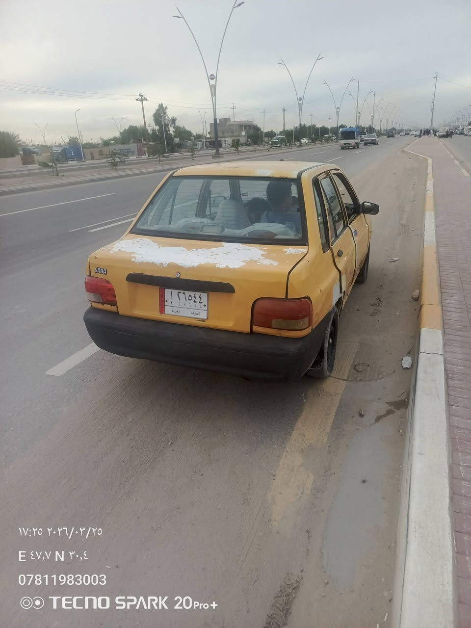 اسلام عليكم اخون سايبه 
موديل ٢٠٠٩
١ مكينه اوتاير اوباتري جديد 
٢ ابركنيت شراط جديد 
٣ كير كايم 
٤ الشراعي ما اندله السياره تشتغل اوتمشي 
السعر ٦ ورقات العنوان بصره الزبير 
رقم الهتف ***********
