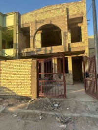 هيكل ليس عظم طابقين كامل بي كهرباء وماء سمارت  ومعمول بي اشتايكر مع ال...
