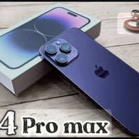 ايفون 14 برو ماكس شرق اوسط ماستر لون بنفسجي + كارتونته ذكره 256 بطاريه...