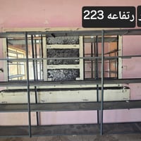 رفوف البيع حديد ثقيل 4 رفوف كلشي موضح ال صوره  تواصل على رقم 078173512...