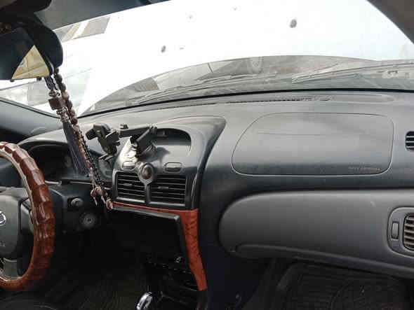 سلام عليكم نيسان سني سامسونك موديل 8 رقم بغداد انكليزي فول مواصفات سلايت مري شفط وكهرباء تدفئه بالكشنات تبريد ثلج دكم التبريد لمس من فر دشبول ايرباك تحكم ستيرن تخم تاير جديد بدون صبغ حادثها باب السايق ومبدله نفس الون وبيها طخه خفيفه يم قبق البانزين ومعدله علبارد مكينه 1600 السعر  85 وبيها مجال للطيبين عنواني بغداد الري وره البياع *********** بيها منظومه مال غاز جديده
