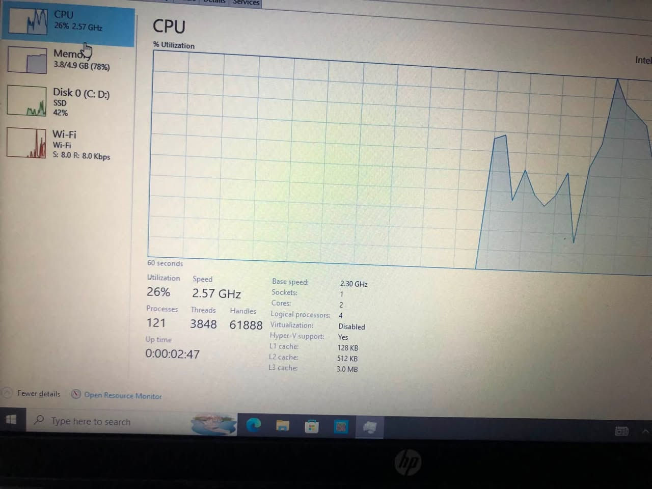 السلام عليكم
hp elitebook 2560p
معالج i5-2410
رامات 6 ddr3
تخزين الجهاز ssd256
ملاحضه: الجهاز صوته ما يشتغل بس تكدر تربط سماعات و يشتغل طبيعي 
يجي منصب ويندوز 10 برو 

الملحقات:  شاحنه و ماوس و هارد ثاني  حجمه 320 
السعر: 120 الف وبيه مجال
للتواصل واتساب ***********
