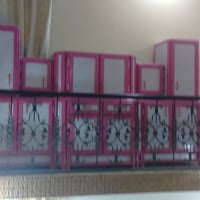 كاونتر وردي وأبيض • حالة ممتازة • الكوت حي الحوراء