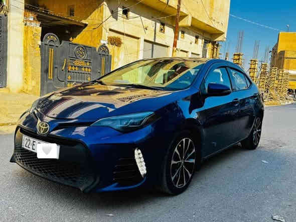 السلام عليكم 
سياره كورلا 2017  سياره بسمي   صفه seسياره مكفوله كفاله. ضررها بس دعاميه.  تخم تاير صدر مكينه  تبريد تدفئه. كله مكفول  وسياره نضيفه بمعنى الكلمة باقي الاستفسار على الرقم التالي. ***********
