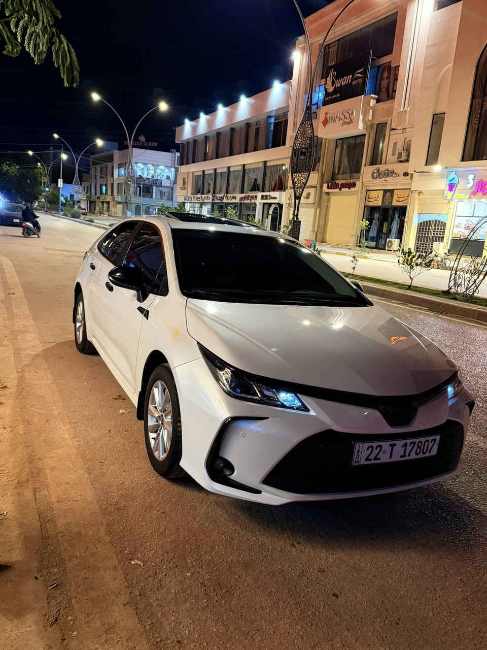 سلام عليكم
للبيع كورلا خليجي ساز 
موديل 25 
كفالة عامة 
ماشيه 11 الف 
السيارة مضللة بالمرور 
رقم اربيل 
السعر 205$ 
للأستفسار *********** 
مكان السيارة / بابل / حلة
