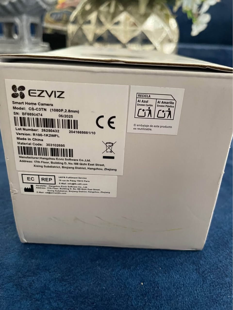 EZVIZ C3TN Colour Smart Home Camera, 1080p FHD Google home and Alexa
كاميرا مالئ ماركه ازڤيس فول أج ديه حه ساسه خه زنه ده نك او ره نگه قه پات مواصفاته دشي اڤئ يه اوروپي شه رت جديد سعر ٢٥ هزارا قفل مواصفات⬇️

https://www.ezviz.com/product/c3tn/38067 دهوك, العراق


**إذا كنت صاحب هذا الإعلان وتريد حذفه لأي سبب، رجاءا أرسل رسالة إلى الدعم الفني**
