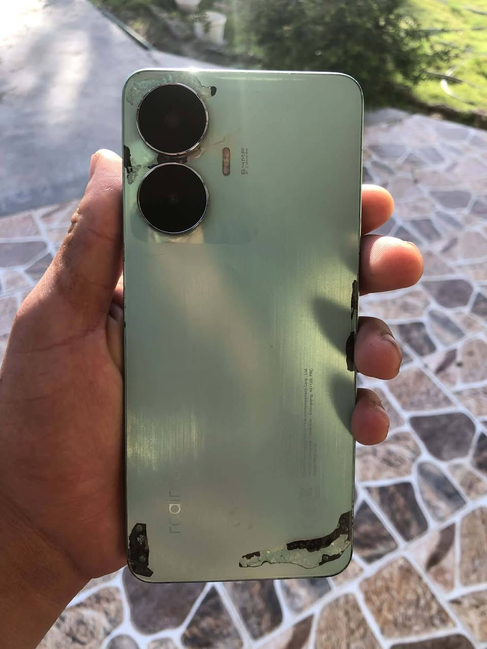 رليلمي c55 الجهاز كلش نضيف فقط مبدل شاشه اصليه  الجهاز ١٢٠ وبي مجال  ‏‪***********‬‏
