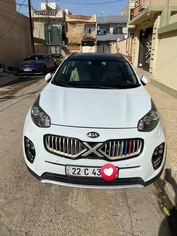 كيا سبورتج 2016 1/1 GT LINE وارد خليجي رقم اربيل دولي بسمي
ماشية 118 كم فقط
بصمه 
بانوراما 
كشنات كهرباء 
تدفئه وتبريد كشنات امامي + خلفي 
شاشه وكامرة دوارة
سستم صوت jbl
داخل جلد اوف وايت 
جنطه كهرباء 
رادار جانبي 
رادار خلفي 
ستيرن حرف D
حساس امامي وخلفي 
شحن لاسلكي 
بجم زنون عدسه دوارة
زراك لايت 
حساس مطر
مري شفط
اشاير بالمري
هاند بريك بصمه 
اوتو هولد 
نظام نزول متحدرات 
3 انظمه قياده 
مانع انزلاق 
فول تحكم ستيرن
تخم تايرات جديده 
5 ويل كب 19 بلادي 
سياره جديده مكفوله من ضربه وصبغ فقط بارد بسيط بل باب عكس السايق مناقصه اي شي وشرط  سونار موجود بل منشور وسعره مناسب مرتبه للستفسار ع رقم،،***********
