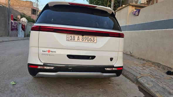 السلام عليكم
كرنفال 2023 كوري بنزين غاز
1- تحكم بالستيرن
2- حساسات امامي خلفي
3- حجم المكينة V6 3500
4-المسافة المقطوعة 19 الف
5- شاشة متصلة
6- كامرات خلفيه 
7- بصمة
8- ويل كب 
9- تشغيل عن بعد
10- بيبان كهربائي
11- لاياتات لد
12- لايت زنون
13- اشاير بالمرأة
14- كشنات جلد بيجي
15- ثلاثة قطع تبريد
16- هيترات بالكشنات حار، بارد
17- هندبريك بصمة
18- شحن وايرليس
19- هيتر بالاستيرن
20- كشنات تدفئه تبريد 
21- مرأة شفط
22- كشن السايق مي مري
23- تحديد مسار
24- نظام قيادة سمارت, سبورت, ايكو، عادي
مكان السياره كربلاء ***********
السعر٣شده
