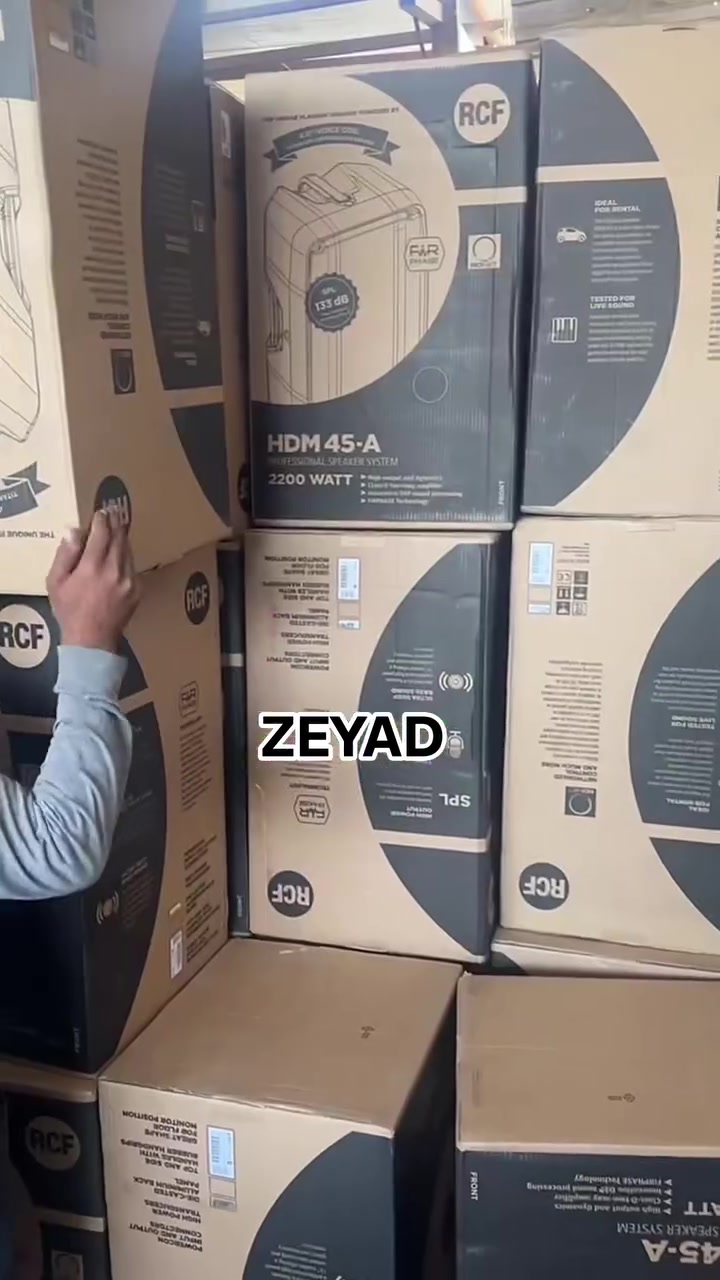 وصول سبيكرات RCF الايطالية
موديل  HDM 45 وموديل KX 45 وموديل NX 945
اهلآ وسهلآ بكم في متجر زياد _ ziyad store
بيع الاجهزة الصوتية والانارة الليزرية واجهزة الدخان بأحدث الماركات العالمية
📍العنوان - بغداد - شارع السعدون مقابل فندق انكيدو قرب فندق بغداد الدولي
***********
#حفلات #العراق #قاعات #اعراس #حفلات_تخرج
