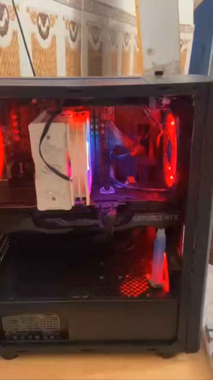 المعالج: Intel i5-12400F
​كرت الشاشة: Zotac RTX 3080 (10GB)
​اللوحة الأم: Asus Prime H610 DDR4
​الرام: 16GB (2x8GB) 3200MHz
​المبرد: هوائي DeepCool (مروحة RGB)
​التخزين: 256GB NVMe M.2 + 1TB SSD Toshiba
​الباور سبلای: DeepCool 750W Gold
​الكيس: أسود مع 4 مراوح RGB
سعر 1300قفل عندي توصيل كل محافظات العراق
