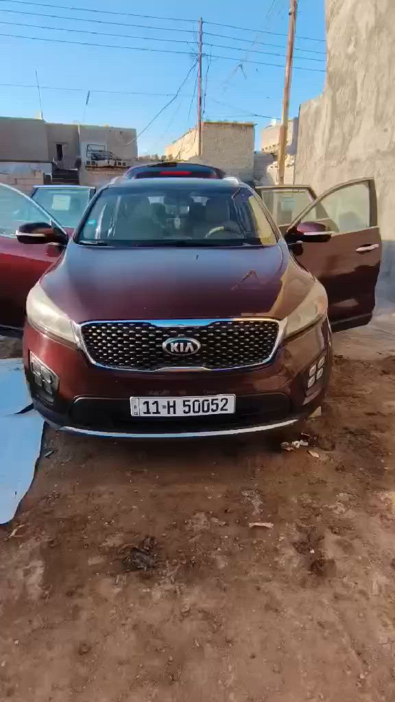 اح سورنتو وارد امريكي 2016 سبعه راكب ثلاثه قطع تبريد فتحه بل سكف بصمه اشاير ترحيب مرايات شفط حساسات اماميه وخلفيه فول مواصفات السياره جاهزه من كلشي بيه صبغ ثلاثه قطع بدون دواخل عنوان بغداد المدينه ***********
