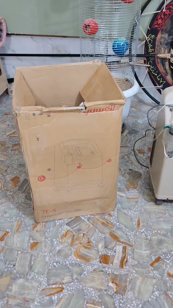 جهاز أوكسجين بعدة بالكارتون مستخدم فقط أسبوع للبيع
للأستفسار الأتصال على الرقم ***********
