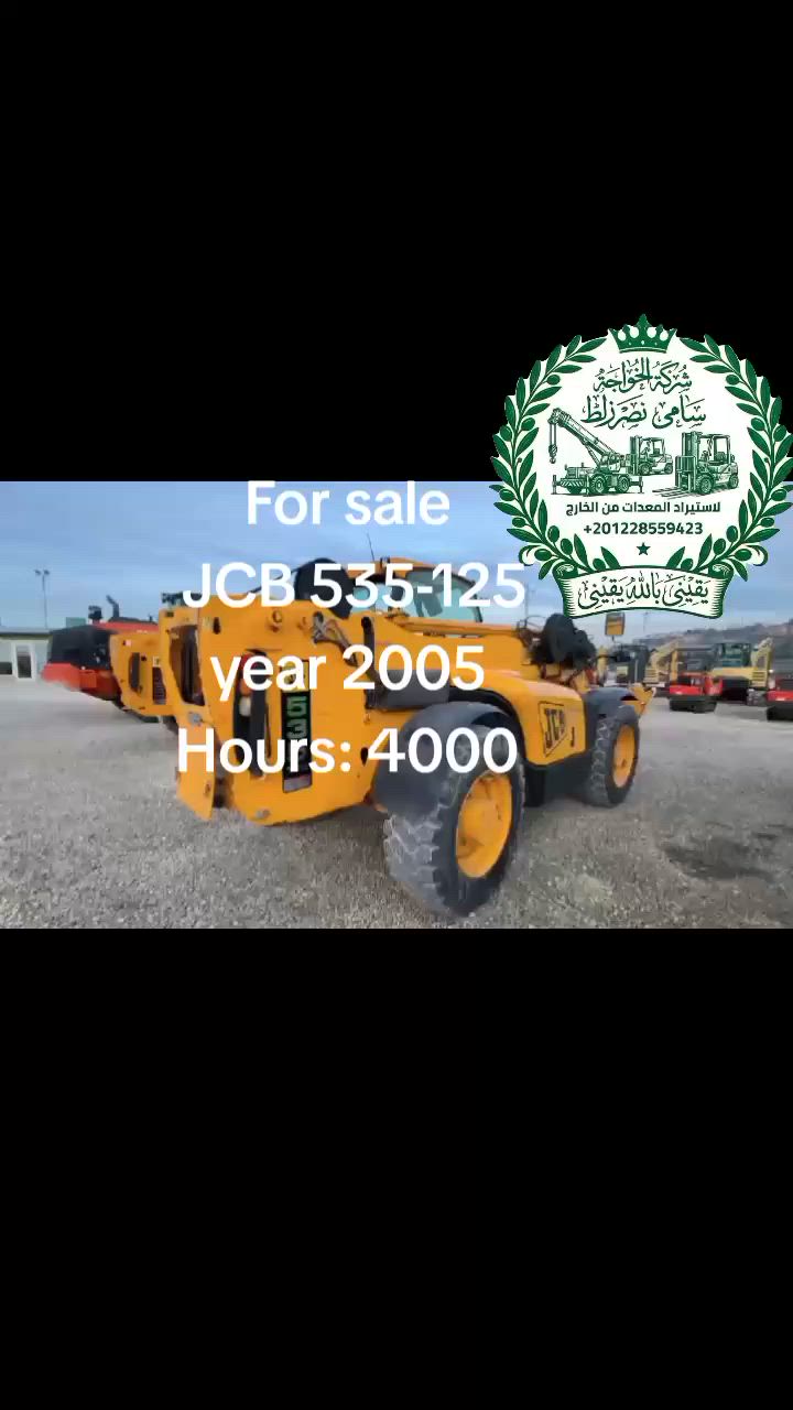 For sale
 JCB 535-125
year 2005
Hours:4000

http://wa.me/201228559423
 @إشارة #jcb


**إذا كنت صاحب هذا الإعلان وتريد حذفه لأي سبب، رجاءا أرسل رسالة إلى الدعم الفني**