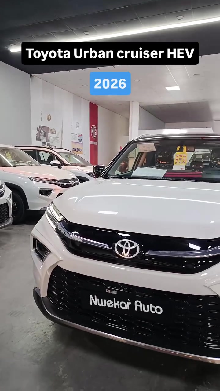 🚘 Toyota Urban Cruiser Hybrid 2026 🚘
✨ مۆدێل: 2026
✨ جۆر: Hybrid (هایبرید)
✨ ماتۆڕ: 1.5L
✨ گیربۆکس: ئۆتۆماتیک 6 خێرایی
✨ خەرجی بەنزین زۆر کەم و گونجاو بۆ ناو شار و گەشت.
🔹 دیزاینێکی مۆدێرن و جوان
🔹 شووشە و ئینتێریەری ئاسودە
🔹 شاشەی تاچ، Apple CarPlay و Android Auto
🔹 کامێرای دواوە/360 (بەپێی تیپ)
🔹 سانرۆفی پانۆراما (بەپێی تیپ)
📍 ئۆتۆمبێلێکی نوێ، گونجاو بۆ خێزان و بەکارهێنانی ڕۆژانە.
📞 بۆ زانیاری زیاتر و نرخی فرۆشتن، تکایە پەیوەندی بکەن بە ژمارەی
***********
***********
***********

📍 کۆمپانیای نوێکار ئۆتۆ 
هەولێر نزیک شەریکەی بیبسی 

#toyota #SAS #erbil #شعب_الصيني_ماله_حل😂😂 #سيارات_اربيل
