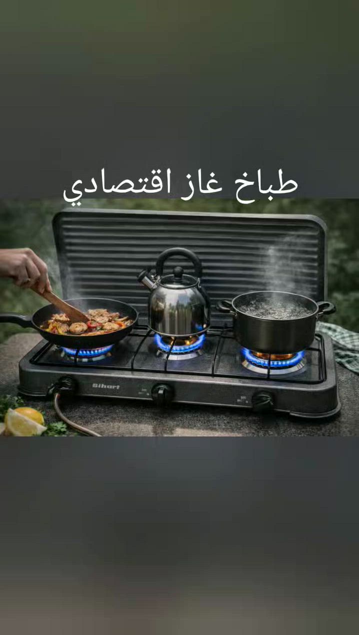 عرض خاص  بسعر 29 الف فقط  والتوصيل بغداد 3 الاف  محافظات  5 الاف 
 طباخ Bihart الغازي.. أداء جبار وحجم مثالي!

​تصميم فاخر يجمع بين القوة والتوفير، ليكون خيارك الأول في البيت أو الطلعات!
​طبخ أسرع وتوفير أكثر: موقد عالي الكفاءة باستهلاك منخفض جداً للغاز.
​حل للمساحات الصغيرة: أبعاد مثالية (55 × 32 cm) لا تأخذ حيزاً في مطبخك.
​رفيق الرحلات: خفيف، عملي، وسهل الحمل لأي مكان.
​للحجز والاستفسار، تواصل معنا عبر الواتساب:
📱 ***********
​#طباخ_غاز #أجهزة_منزلية #أدوات_مطبخ #رحلات_وسفر #Bihart
