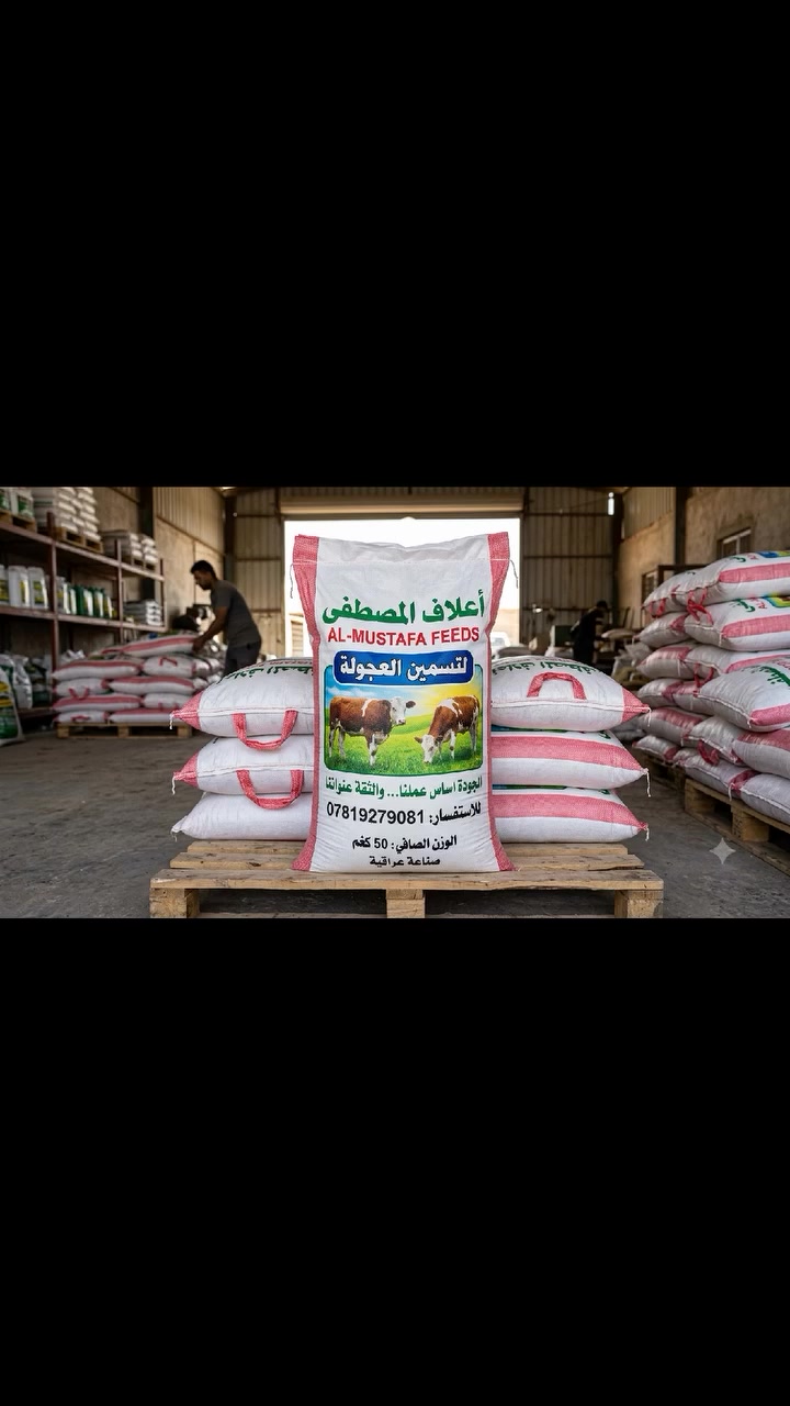 السلام عليكم ورحمة الله وبركاته
الهم صلي وبارك على سيدنا محمد 

#لاصحاب #الحقول 
#يوجد لدينا خلطة عجولة (عليقة) 
#درجة اولى
#المواد
1- طحين ٢٠٠ كيلو ع الطن 
2- شعير ٢٠٠ كيلو ع الطن 
3- صويا ٢٠٠ كيلو ع الطن 
4- اذرة ١٥٠ كيلو ع الطن  
5-  نخالة ٢٠٠ كيلو ع الطن 
6- بريمكس + مضاد تسميم +

تجي تشوف بعينك واذا تريد كدامك اخلطهن ما عجبتك اخلي ع راسي 

#اسعار #جملة #جملة 

العنوان اليوسفية 
#منطقة #البعامر #محلات جبور

*********** امير الجبوري
