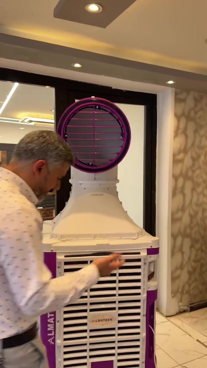 مبرده المتين للــ حدائق والمطاعم والقاعات والمواكب🌳🌴🛖🕌
اناره  LED+ رذاذ ماء 💦
✨✨سعة الخزان 80 لتر ✨✨
قوة دفع الهواء تصل الى 5 متر
ماطور انفيرتر🔌✨
فلتر تنقية الهواء 
القدره الكهربائيه 750 واط
مصدر الطاقة 240_220 V
ضمان 2 سنه ✌️
✨✨السعر 525 الف دينار ✨✨

✨✨يوجد لدينا نظام الاقساط على✨✨
كي كارد الرافدين💳
كي كارد الرشد💳
كي كارد المصرف الاهلي العراقي💳

✨✨يوجد لدينا خدمة توصيل لجميع محافظات العراق🚚📦✨✨

العنوان بابل الاسكندريه مجمع حطين شركه عرش اليقين🏢🚘
☎️*********** ،، ***********
