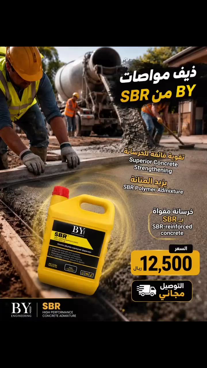 الحل الأمثل لتقوية الخرسانة

✔️ يزيد قوة ومتانة الخرسانة
✔️ يحسن الالتصاق ويقلل التشققات
✔️ مناسب لأعمال الصب والترميم والعزل
✔️ جودة عالية ونتائج مضمونة

💰 السعر: 12,500 دينار فقط
🚚 التوصيل مجاني

📦 متوفر حالياً لدى متجر مكة
📞 للحجز والاستفسار: ***********

#SBR
#BY
#مواد_إنشائية
#تقوية_الخرسانة
#متجر_مكة
#جملة_فقط
#توصيل_مجاني
#مواد_بناء#العراق
