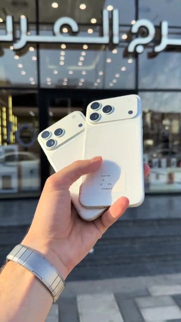 🔥 iPhone 17 Pro Max | مستخدم 📱 سعة 1TB 🔋 مشحون 30 مرة فقط (دورات شحن) ✨ حالة ممتازة ونظيف جدًا، كأنه جديد. للي يريد أعلى سعة وأقوى أداء بسعر أوفر من الجديد، لا يضيع الفرصة. 📍 فرع الربيعي: *********** 📍 فرع المنصور: *********** #ايفون17بروماكس #iPhone17ProMax #ايفون_مستخدم #هواتف_العراق #بغداد 
